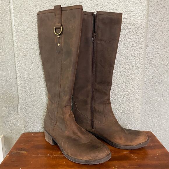 Hush Puppies Brown Knee high Boots size 8 - Picture 1 of 8